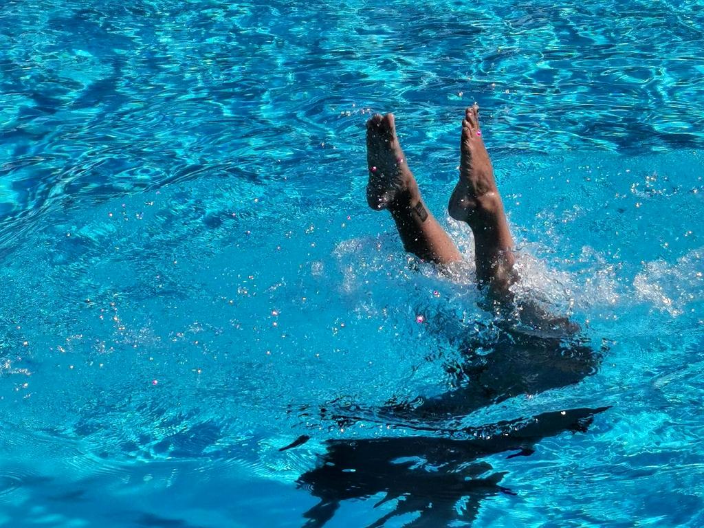 Crystal clear pool after maintenance